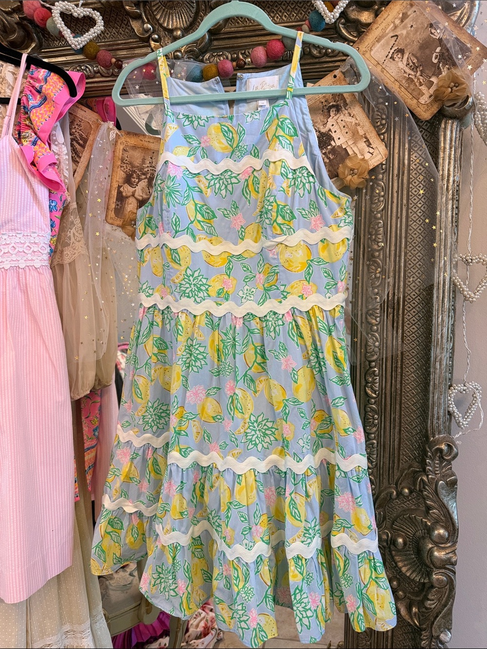 Lilly Pulitzer Angelynn Size 12 Dress Lemons